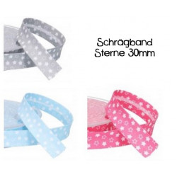 Schrägband Sternchen 30mm